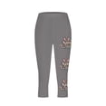 thumbnail image 3 of Pantalones de Ajuste Seco de la Moda de las Mujeres Imprimidas Leggings, Deporte de Yoga Elástico de Poliéster Elástico Respirable, 3 of 7