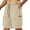 24#Beige, variant on Mens Y2k Fashion Cargo Shorts Elastic Waist Knee Length Activewear Shorts Lightweight Comfy Casual Summer Clothes with Pockets