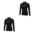 thumbnail image 3 of Sonducket Invierno otoño mujer cuello Sudadera con capucha niñas correr Jogging ejercicio Fitness camisetas térmicas diseño Simple ropa Type1 NO1, 3 of 6