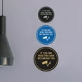 thumbnail image 3 of Circle If You Can Read This Sign We Can See You (CCTV Camera) Sign (Blue) - Small, 3 of 5