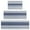 Blue and White, variant on Blue Geometric Striped Pattern Kitchen Rugs Sets Of 3,Kitchen Runner Rugs Non Skid Washable,Decorative Kitchen Floor Mats for Kitchen,Sink,Laundry,17"x30" 17"x47" 17"x59"