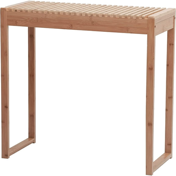 Proman Products TB17235 Cambridge Bamboo Long Console Table for Entryway Hallway Entrance, Natural, 31.5" W x 13.5" D x 30" H