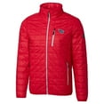 thumbnail image 2 of Men's Cutter & Buck  Red Tennessee Titans Big & Tall Rainier PrimaLoft Eco Insulated Full-Zip Hoodie Puffer Jacket, 2 of 3