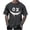 Dark Gray, variant on Mens Graphic T-Shirts Short Sleeve Streetwear Hip Hop T Shirt Casual T Shirt Funny Smile Black Teeth Graphic T-Shirts