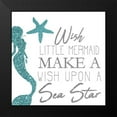 thumbnail image 2 of Kimberly, Allen 20x20 Black Modern Framed Museum Art Print Titled - Mermaid Dreams 3 Silver, 2 of 5