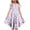 D, variant on Girls Dresses Size 8-10 Girls' Summer Flower Print Short Sleeve Ruffled Pockets Round-Neck Printed Dress For Kids