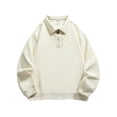 thumbnail image 1 of toraway Sweatshirts à Col Rond Hommes Automne et Hiver Chemise Ouverte Sweat à Capuche Décontracté Col à Revers Manches Longues Sweat à Capuche TG, 1 of 4