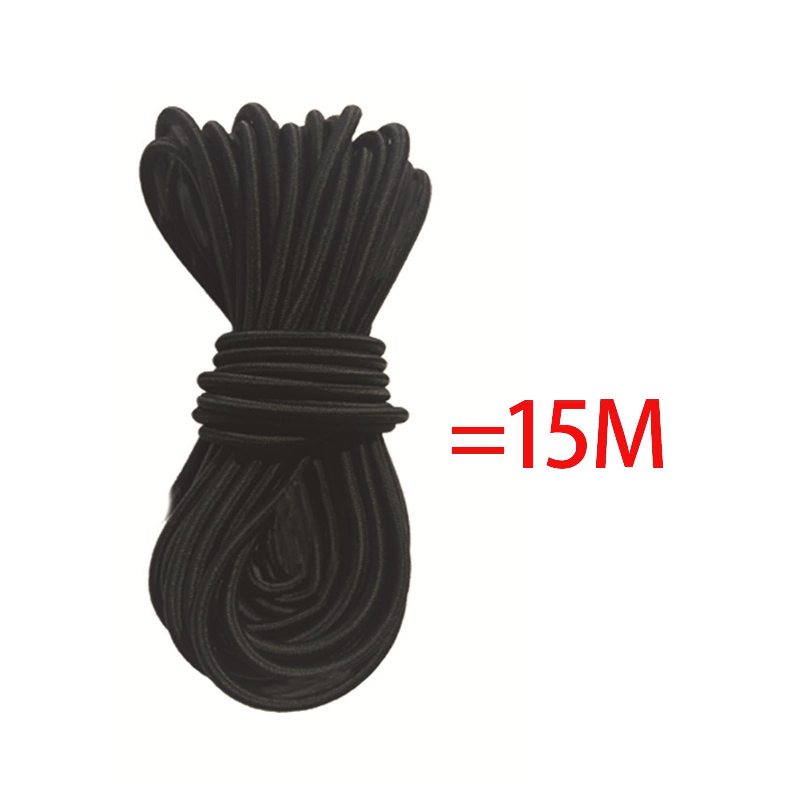 DimyFew Elastic Bungee Shock Cord, Elastic Rope 15.9M Length Luggage Straps Kayak Bungee
