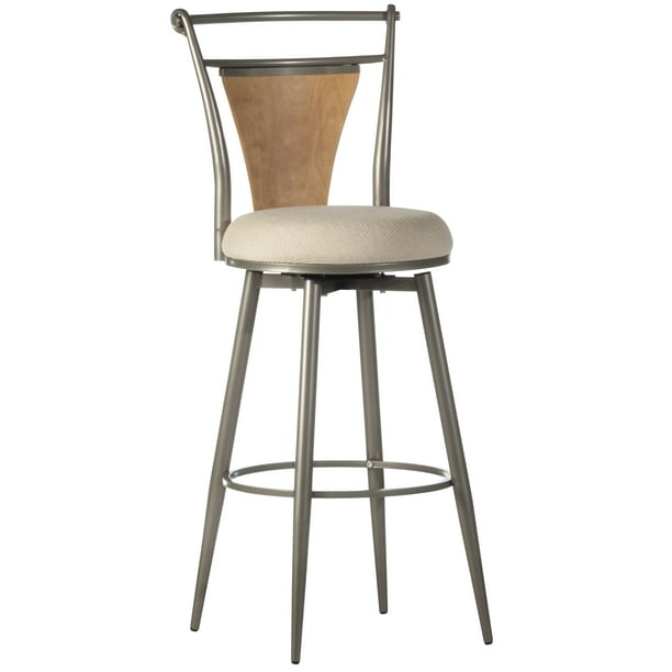 Hillsdale London 30 In Swivel Bar Stool Champagne Walmart Com Walmart Com