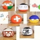 thumbnail image 2 of Muñeco de peluche de Polandball de 10 a 40 cm, Country Ball, ONU, EE. UU., URSS, FRANCIA, RUSIA, REINO UNIDO, KR, JAPÓN, UE, CANANDA, ITALIA, colgante de almohada de peluche para niño, colgante de 1, 2 of 5