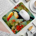 thumbnail image 2 of FeBohao Funny Mouse Pad Mat for Wireless Jiaji Cloth HD Printing Durable Cute Smooth Pattern Rectangle Pretty Farmhouse Decor Men Supply Colorful Trendy Essentials Kids Work Toucan, 2 of 6
