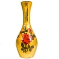 thumbnail image 2 of Hind Handicrafts Decorative Hand Painted Mango Wooden Flower Vase for Home Office Decor, Living Room, Dining Table Centerpiece -12x4 Inches Inches (Multi), 2 of 2