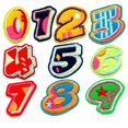 thumbnail image 1 of Juego de 10 parches digitales CHAO para ropa bordados apliques, 1 of 5