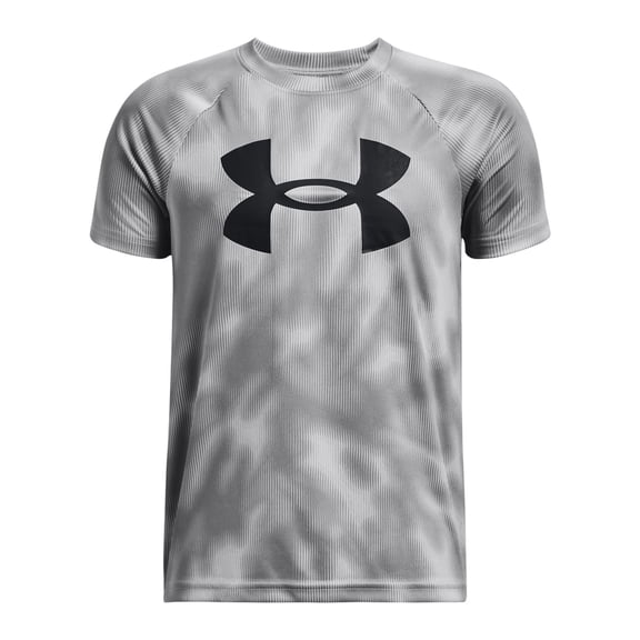 Boys 8-20 Under Armour Printed Tech Tee Color: Mod Gray Black Size: X LARGE