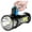 Black, variant on Matoen Solar Flashlights, Multi Function Hight Lumens LED Flashlights with Emergency Strobe Light Emergencies, Large Capacity Battery Fast Charging