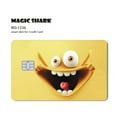 thumbnail image 1 of 1pc Watemelon Gold Coin Hunter Anime Cartoon Smile Matte Front Cover Sticker Film Skin for Metro Debit Credit Card, 1 of 7