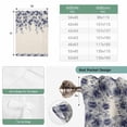thumbnail image 6 of Vintage Navy Blue Roses Balloon Curtains for Bedroom/Front Door/Bathroom, Spring Floral Elegant Pastoral Retro Art Tie Up Curtains 63 Inch Length Kitchen Curtains Shades for Windows 46"x63", 6 of 8