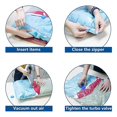 thumbnail image 5 of Lot de 6 Sacs de Rangement sous Vide, pour Couettes, Literie, Oreillers, Vêtements, 5 of 5