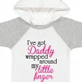 thumbnail image 4 of Inktastic I've Got Daddy Wrapped Around My Little Finger Girls Baby Bodysuit, 4 of 5
