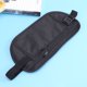 thumbnail image 4 of Cinturón de dinero Cintura Billetera Ultra delgada Bolsa de viaje ajustable Correa Cinturón Bolsa de teléfono celular Titular de bolsillo para viajar Vacaciones Caminar Deportes Gimnasio (Negro), 4 of 5