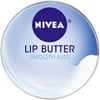 NIVEA Lip Butter Kiss Tin, Smooth 0.59 oz (Pack of 4)