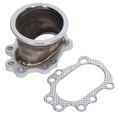 thumbnail image 3 of Kit de brida de bajante, adaptador de banda en V de 3 pulgadas Bridas de escape de repuesto para automóviles Adaptador de banda en V Rendimiento finamente ajustado, 3 of 9