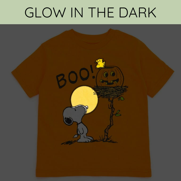 T-shirt Vintage Peanuts Charlie Brown Snoopy Trick Or Treat - Halloween - Taille L