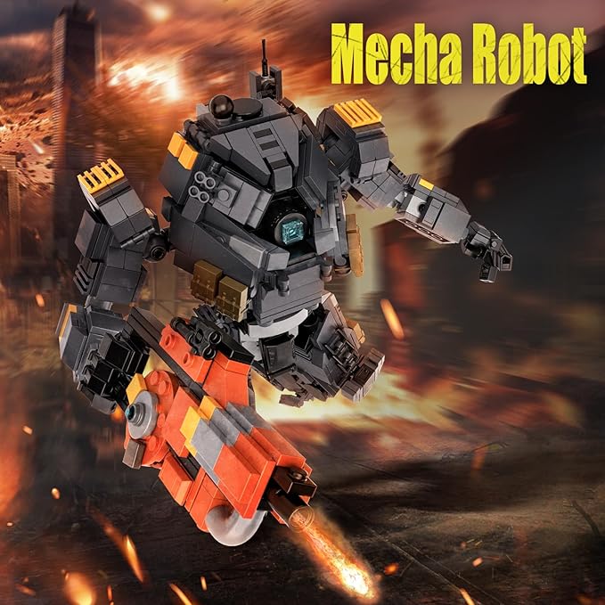 Titan Ion Robot Building Blocks Set Game Figures Mecha Bricks Toys Gifts for Adults and Boys