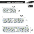 thumbnail image 4 of Coolnut 2 Pack Faucet Mat Splash Guard for Kitchen Sink,Butterflies and Birds 30x5 Inch Super Absorbent Microfiber Sink Protector Mat, Kitchen Sink Mat Machine Washable Kitchen Sink Accessories, 4 of 7