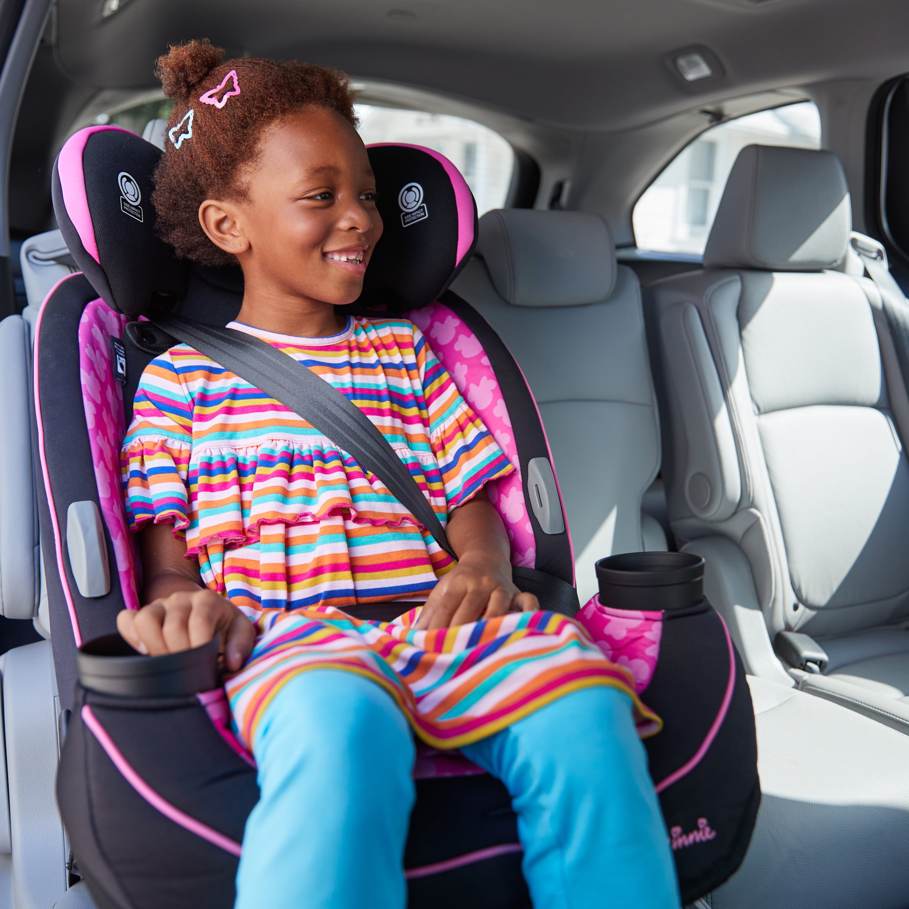 Disney Baby Grow and Go All-in-One Convertible Car Seat, Mickey Sprinkle, Infant & Toddler, Unisex