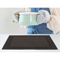 thumbnail image 5 of Unique Bargains Vinyl Placemats for Table Decor Washable Table Placemats 8pk Black 18x12in, 5 of 7