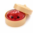 thumbnail image 1 of Pelota antiestrés de dumpling rojo con brillo Crossunx, 1 of 8