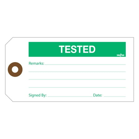Tested Production Inventory Tags (100 tags per pack)