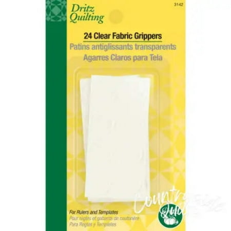 Dritz Quilting Clear Fabric Grippers-24/Pkg