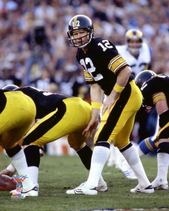 Terry Bradshaw Super Bowl XIV Action Photo Print