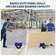 thumbnail image 3 of Panel Dolly 600 LBS Capacity with 10 Inch Inflatable Tires Adjustable Drywall Mover for Sheets  Transport All Terrain Moving, 3 of 6