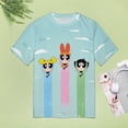 thumbnail image 5 of The Powerpuff Girls Womens T-Shirt Round Neck Short Sleeve Tee Shirts Summer Breathable Tops Blouse M, 5 of 8
