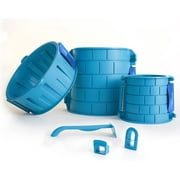 Create A Castle - Pro Tower Kit, Split Mold Sand Castle Construction, Plastic Beach Toy for Kids