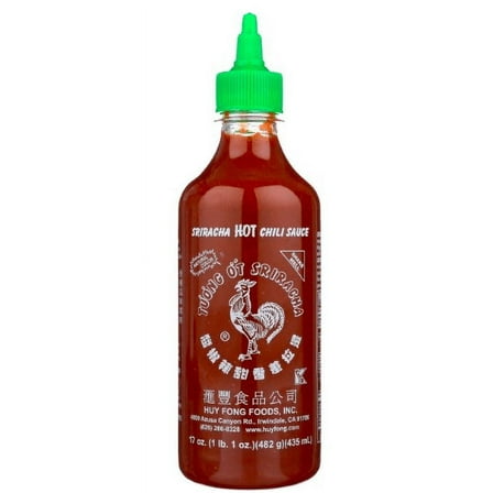 Huy Fong Sriracha Hot Chili Sauce, 17oz Bottle