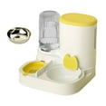 thumbnail image 3 of CarpNettore Automatic Cat Feeder and Water Dispenser Automatic Pet Feeder for Small Dogs yellow, 3 of 9