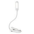 thumbnail image 2 of 7 LEDs Reading Light Book Clamp Clip Lamp Flexible Bendable Design/ USB Operated/ 3 Colors Temperature Changeing/ Built-in 600mAh High Capacity Rechargeable Cell for Home Office Knittig Dail, 2 of 7