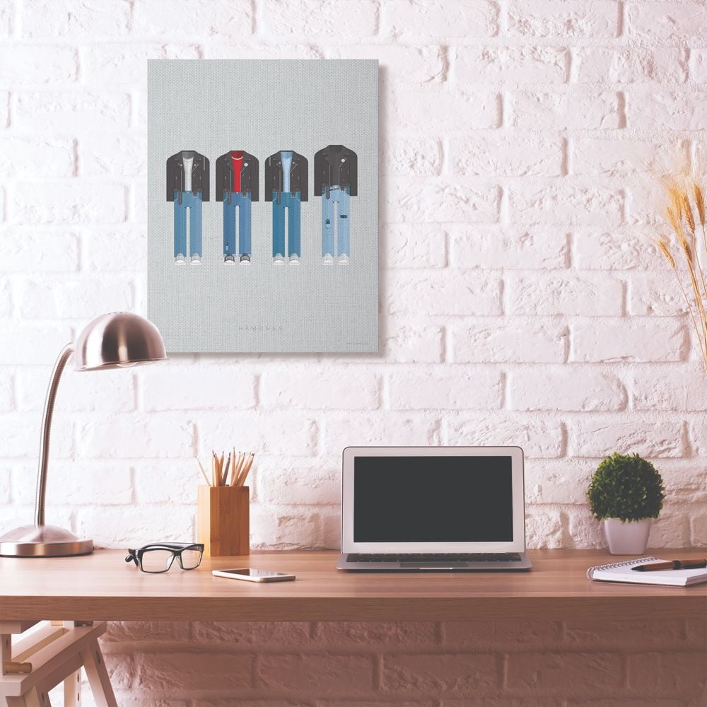 Stupell Industries Ramones Famous People Characters Fashion Design Canvas Wall Art by Fred Birchal