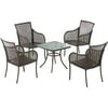 5-Piece Artificial Rattan Conversation Set