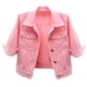 thumbnail image 1 of Chaqueta vaquera corta ligera con mangas 3/4 para mujer, 1 of 4