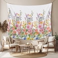 thumbnail image 2 of Pink Flowers Tapestry for Bedroom Wall Hanging Tapestry,Spring Floral Daisy Farmhouse Pastoral Botanical Ceiling Backdrop Tapestries Poster Blanket Wall Decor for Teens Room Living Room 51" x 59", 2 of 8