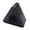 Black, variant on Triangular ABS Microphone Logo Holder with Foam Liner, Universal Interview Mic Cube for Broadcast TV, Lightweight Stand for Reporter Handheld Mics(Whiite)