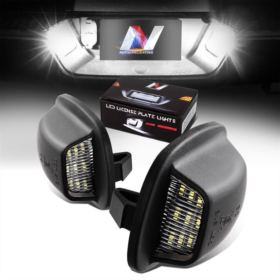 DNA Motoring NVL-LPL-016 License Plate Lights For 1994-2004 Nissan Xterra Frontier 95 96 97 98 99 00 01 02 03