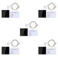 thumbnail image 3 of Kenally Sensor de calefacción de suelo pantalla LCD Sensor de temperatura de pantalla táctil termostato inteligente portátil impermeable Type2 NO2, 3 of 6