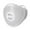 White, variant on Dvkptbk Silicone Dust Mask Breathing Activated Carbon Industrial Mask Silicone Dust Mask