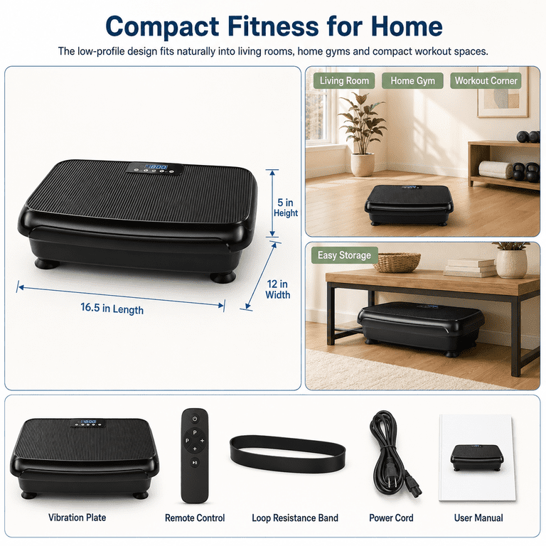 Camkey Vibration Plate Exercise Machine, 99-Speed Whole Body photo 4